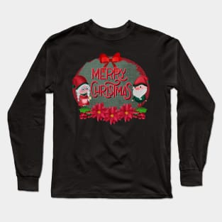 Merry Christmas gnomes Long Sleeve T-Shirt